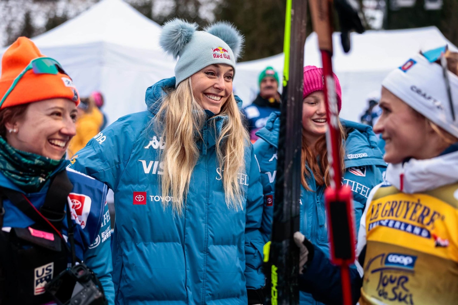 40 and Unstoppable: Lindsey Vonn Dominates the Spotlight at Tour de Ski’s Final Climb